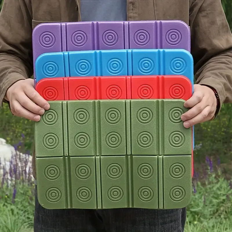 Sit-anywhere comfort: a folding foam pad