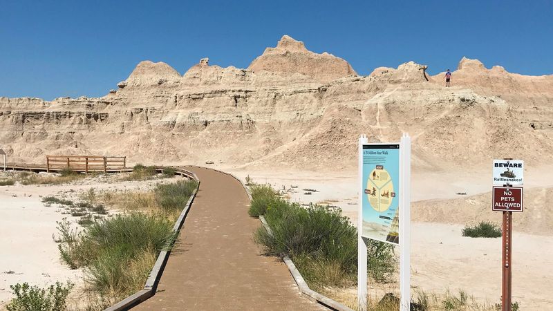 Fossil Exhibit Trail — Badlands National Park, SD