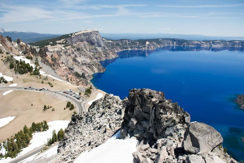 Rim Drive at Crater Lake National Park