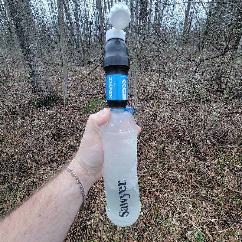 Simple, proven water filter (squeeze style)