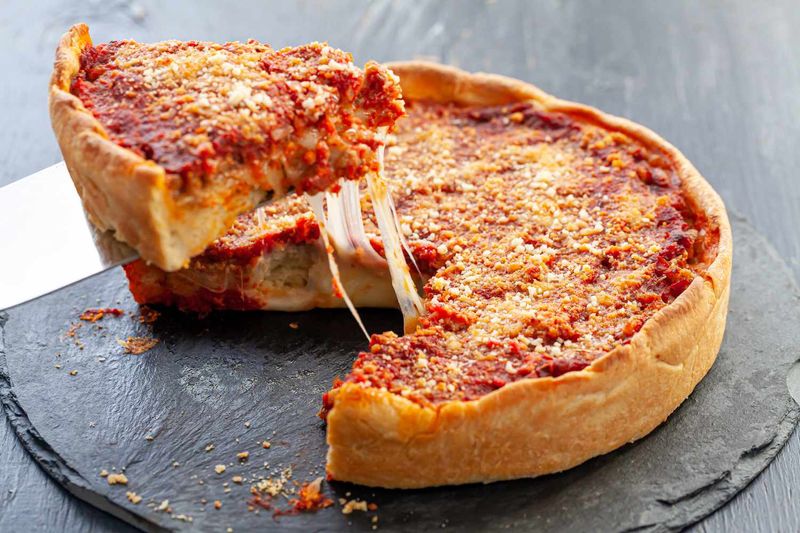 Illinois — Chicago deep-dish pizza