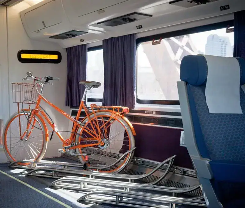 Bikes are welcome on many routes