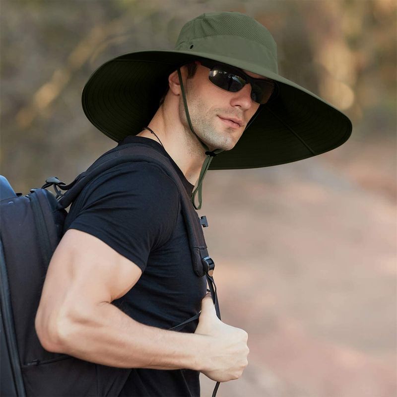 Wide-Brim Hat and Quality Sunglasses