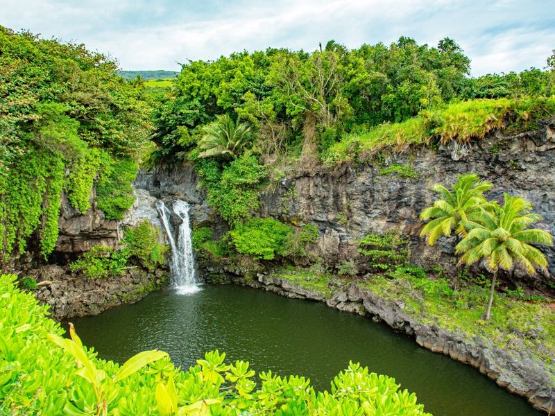 Waimoku Falls via Pipiwai Trail — Haleakalā National Park (Kīpahulu), Maui, HI