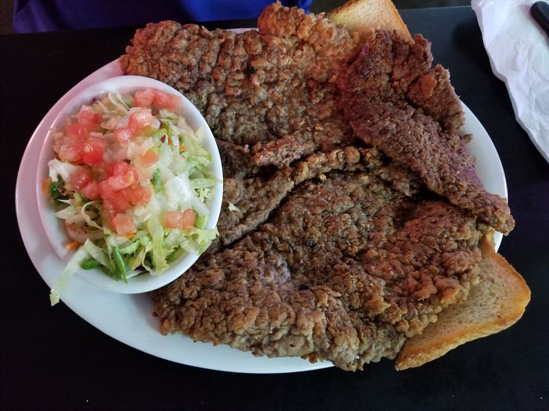 Mary's Café: The Chicken Fried Steak That Requires Two Plates