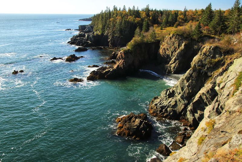 Maine - Wild Coastline Beyond the Lighthouses