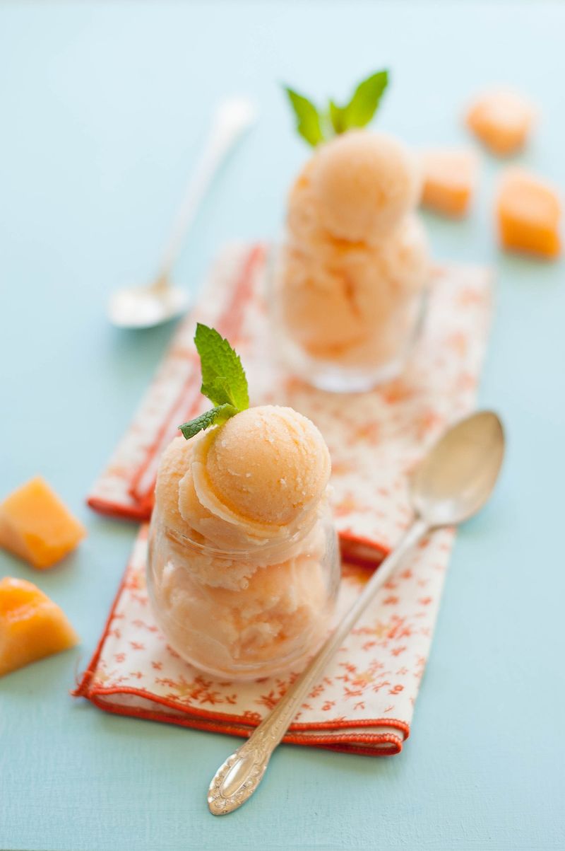 Rocky Ford Cantaloupe Ice Cream