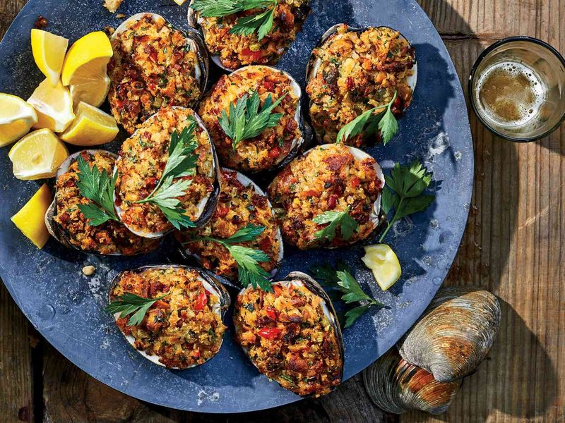 Rhode Island — Stuffies (stuffed quahogs)