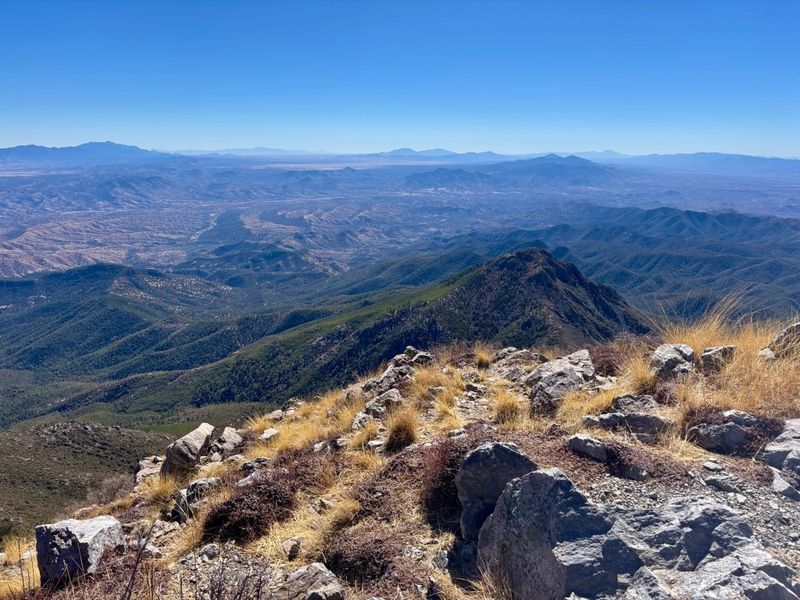 Mount Wrightson via Old Baldy (Santa Rita Mountains, Coronado NF)