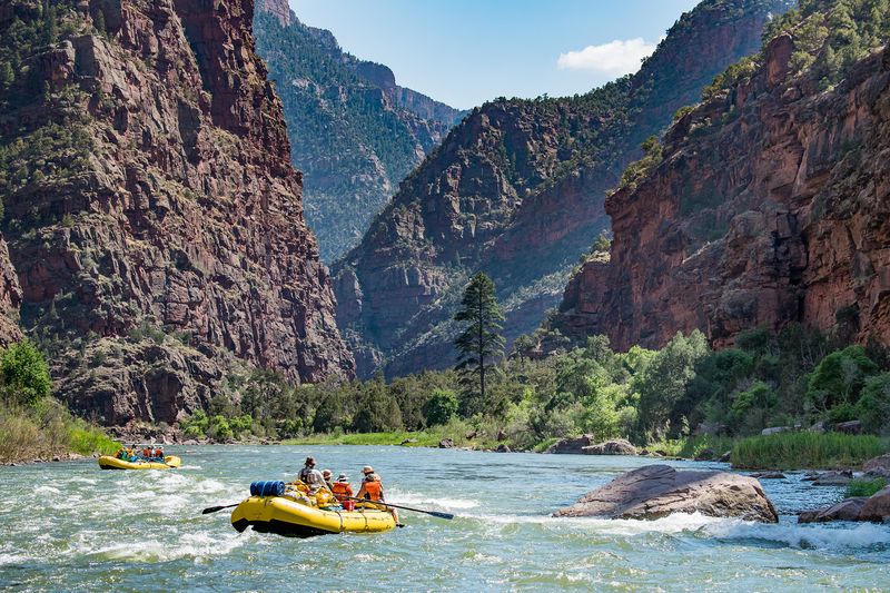 River Rafting on the Green and Colorado
