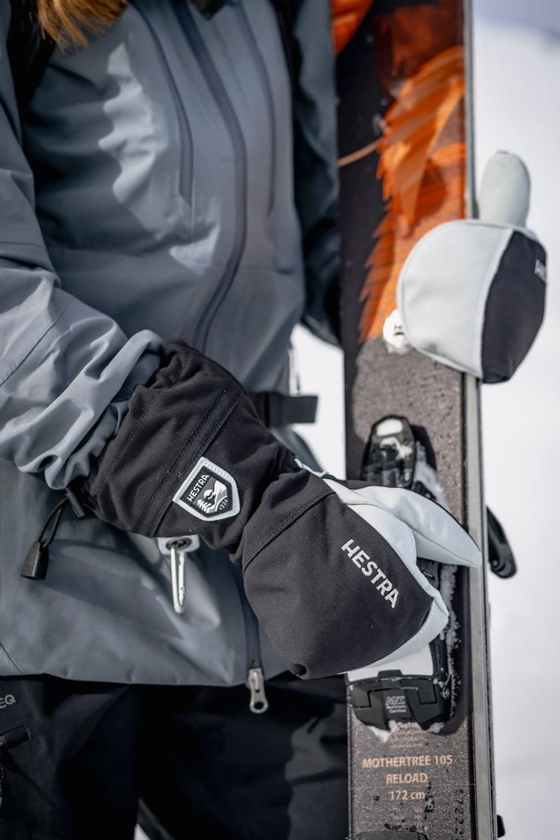 Hestra Army Leather Heli Ski Gloves — Best Mixed Mittens/Gloves for Cold Weather