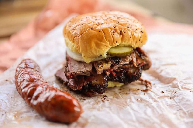 Franklin Barbecue's Classic Brisket Sandwich
