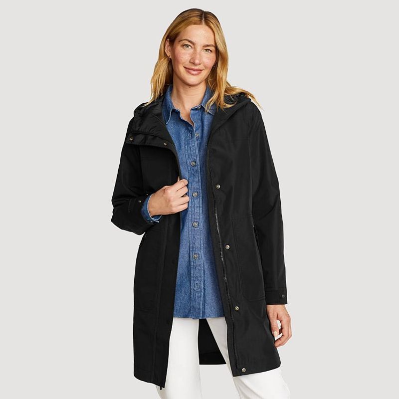 Eddie Bauer Girl on the Go Waterproof Trench