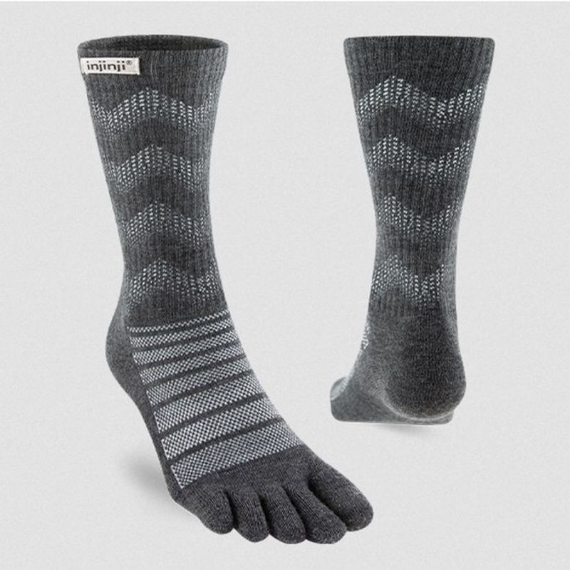 Injinji Outdoor Midweight Crew (NuWool) — blister-prevention toe design