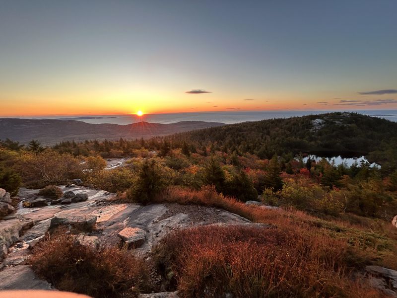 Sunrise Magic from Cadillac Mountain's Peak
