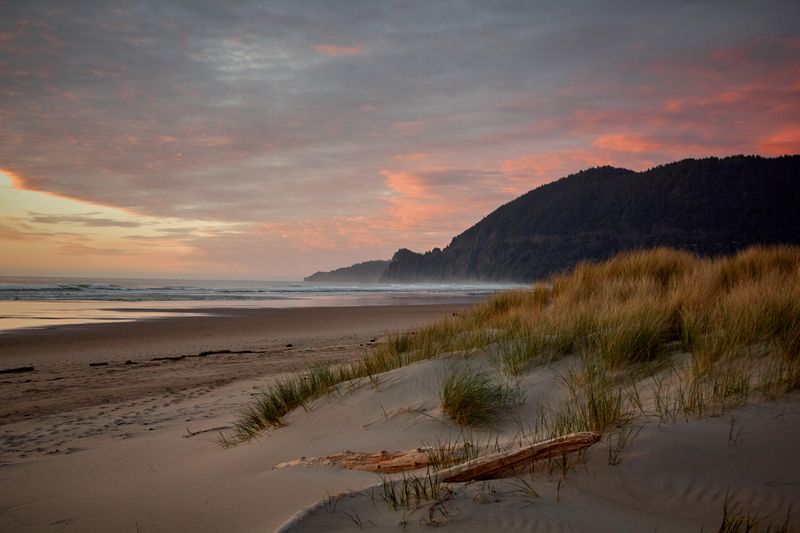 Manzanita's Expansive Beach