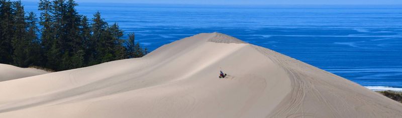 Oregon's Towering Sand Mountains Rise 500 Feet High