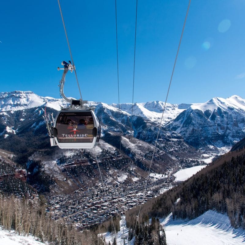 There’s a free gondola (yes, really).