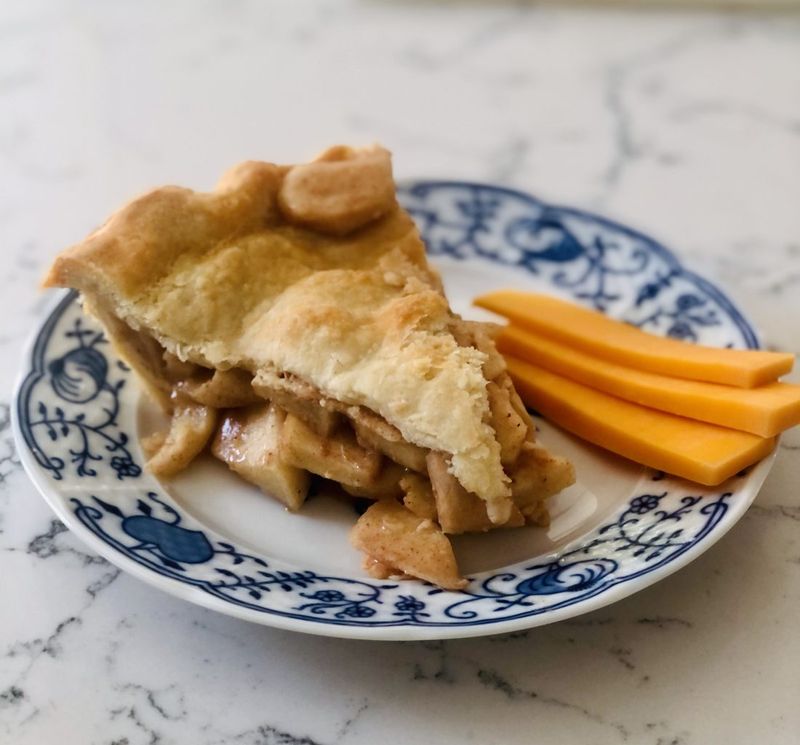 Vermont — Apple pie with sharp cheddar
