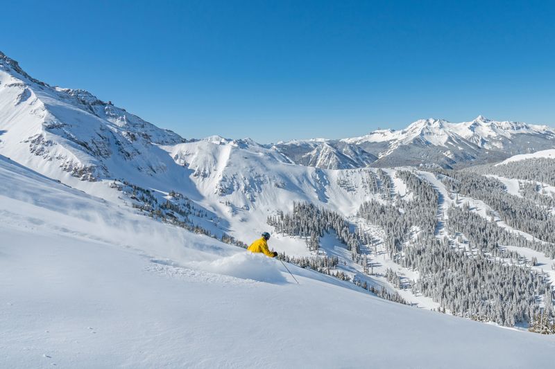 A ski mountain with serious stats.