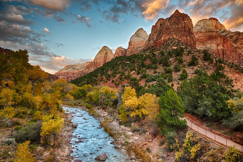 Zion's Hidden Autumn Canvas