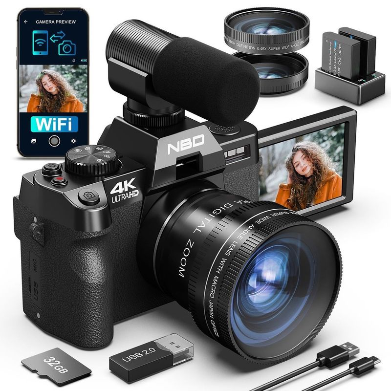 Tilt-Screen 48MP Mirrorless-Style Camera