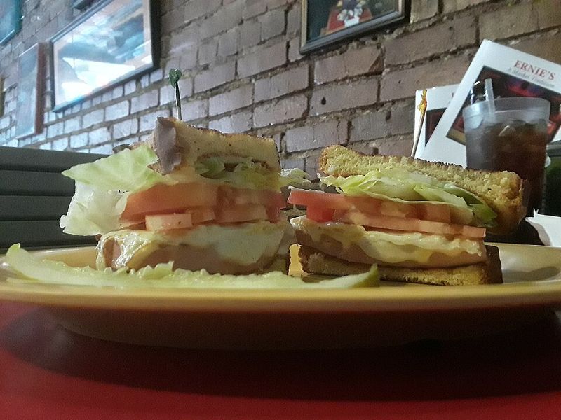 Fried Bologna Sandwich