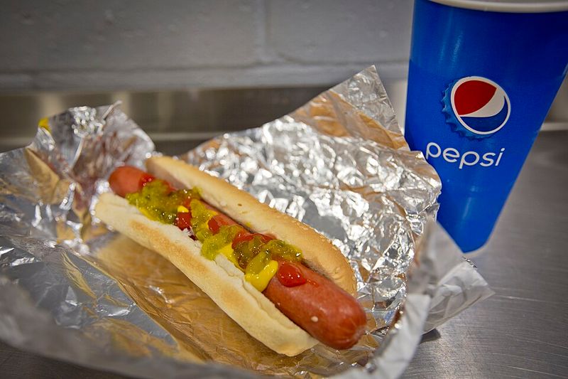 Costco Food Court Hot Dog & Soda Combo