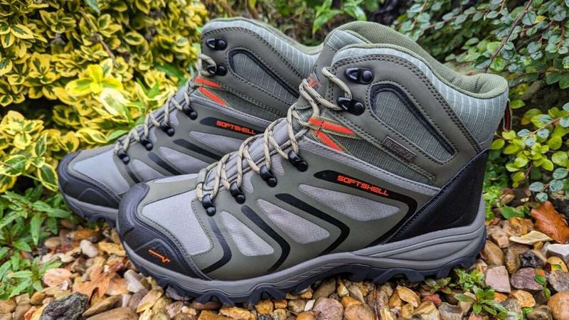 NORTIV 8 Men Waterproof Hiking Boots Armadillo Wide
