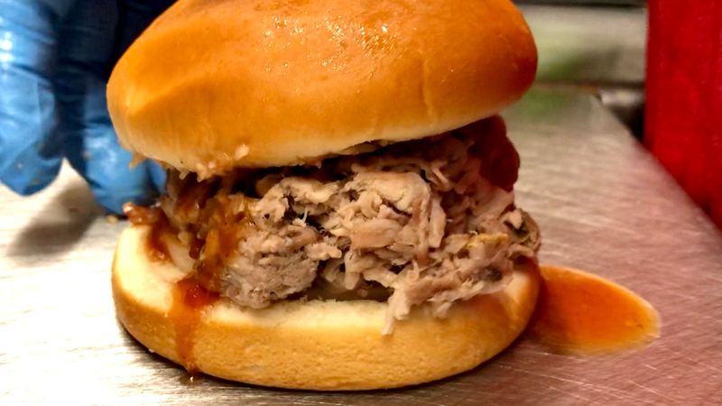8. The Sandwich at Red Bridges Barbecue Lodge, Shelby