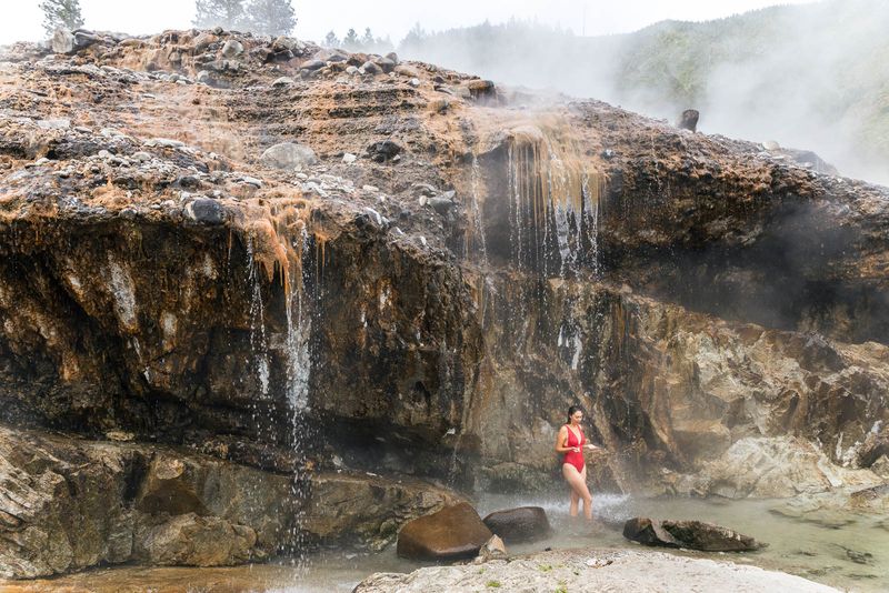 Natural Hot Springs Just Off the Road