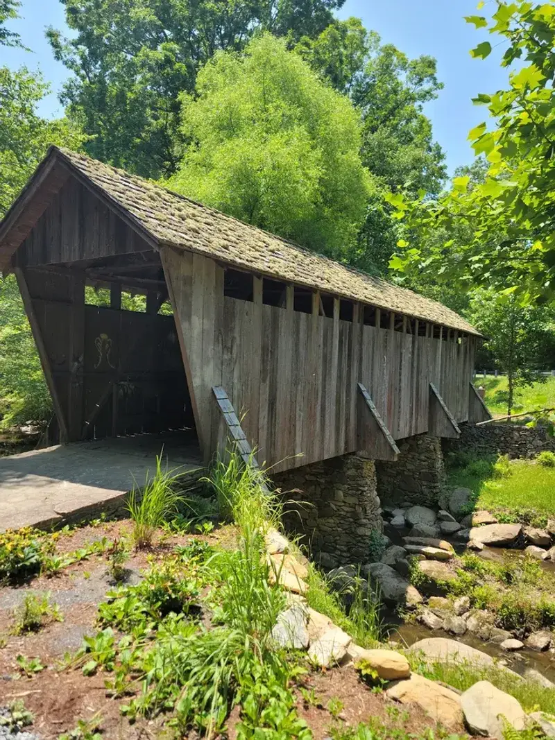 A genuine slice of NC history: Pisgah Covered Bridge