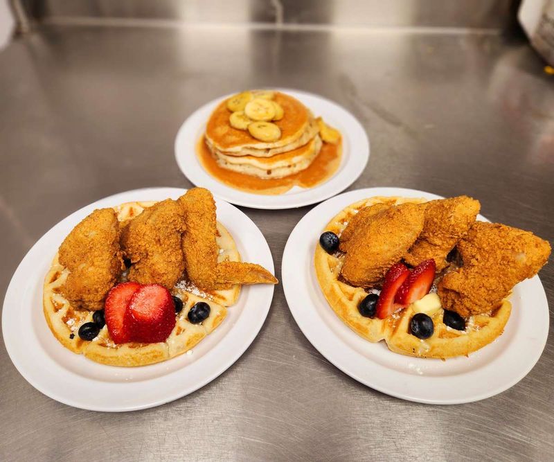 Grits and Eggs Breakfast Kitchen — Tall Buttermilk Trio