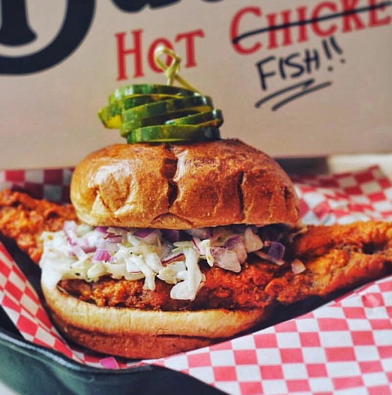 Hot Catfish Sandwich