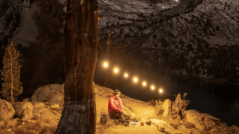 Best String Lights: BioLite Luci 44' Solar String Lights (Detachable Power Hub)