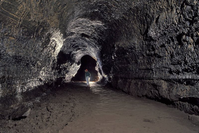 Lava River Cave — Newberry National Volcanic Monument, Oregon