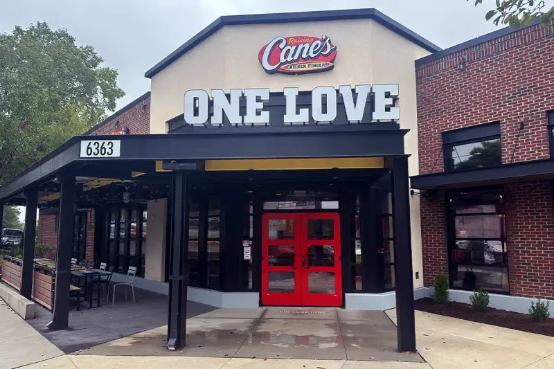Raising Cane's (newer to VA, already mobbed)
