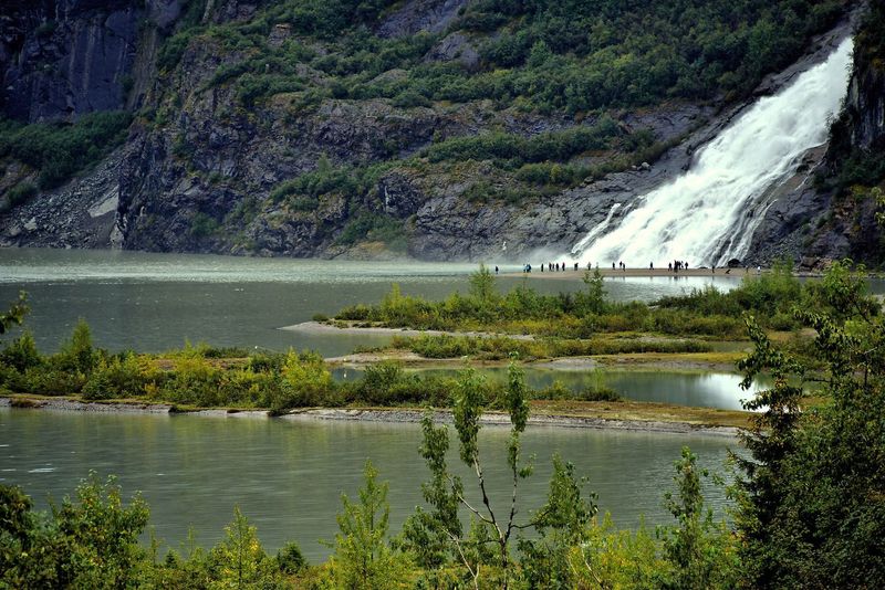 Iconic & easy: Mendenhall Glacier + Nugget Falls (Juneau)