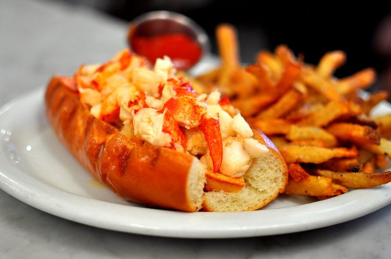 Lobster roll at Neptune Oyster (Boston, MA)