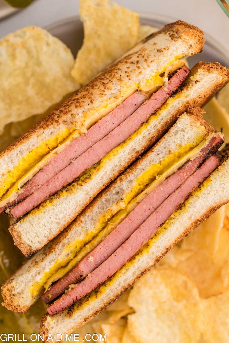 Fried Bologna Sandwich