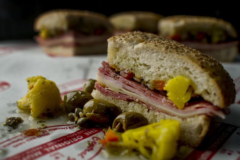 Muffuletta at Central Grocery & Deli (New Orleans, LA)