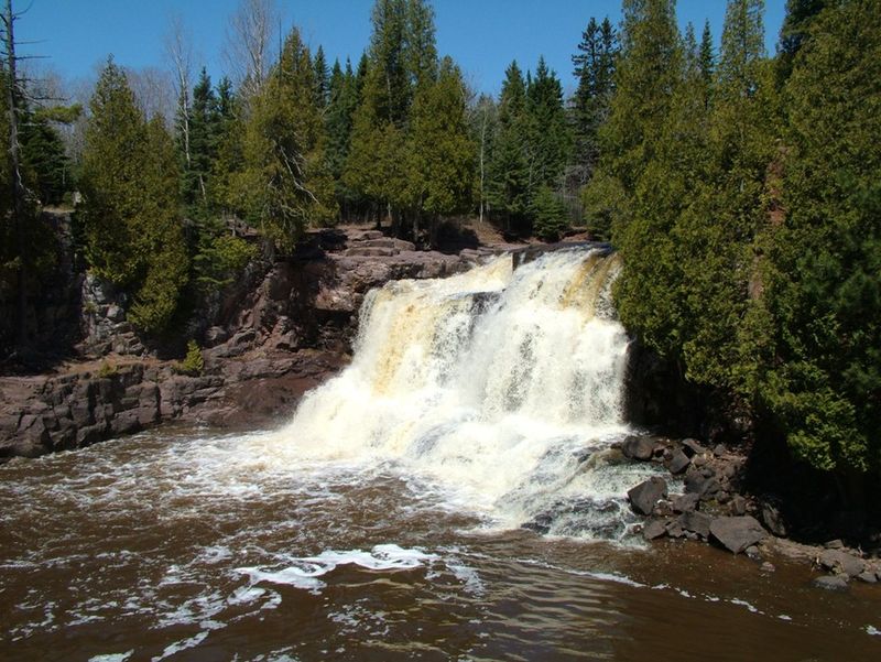 Gooseberry Falls State Park (mile ~39)