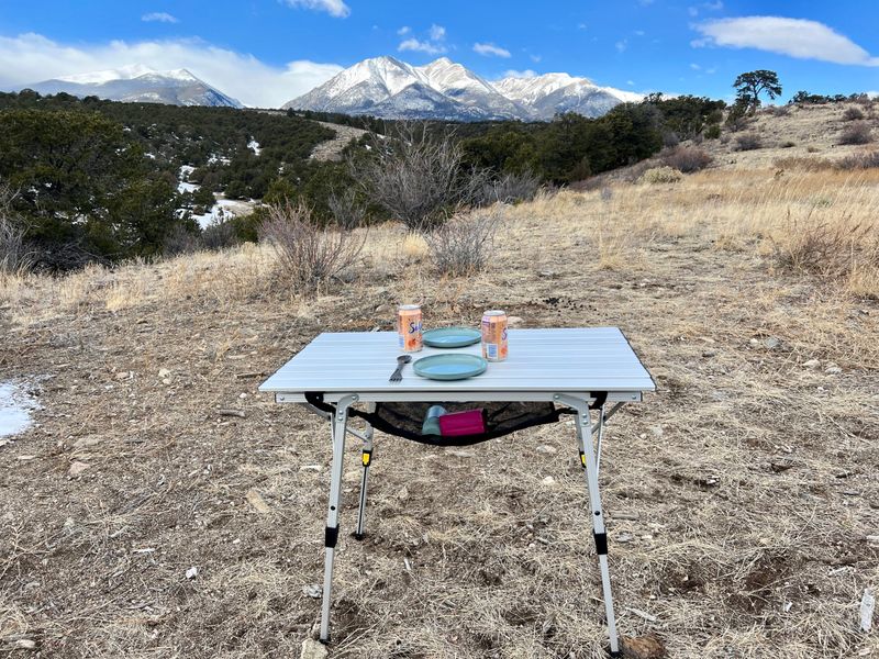 Portal Outdoor Quick-Adjust Roll-Up Table