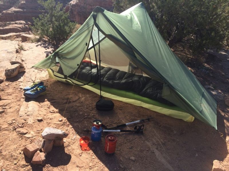 Solo Trekking-Pole Shelter (minimalist)