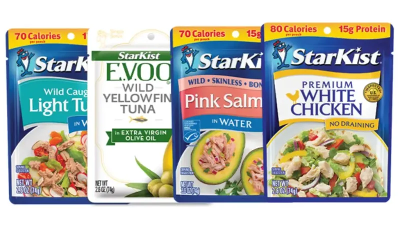 Protein-Rich Pouches (Salmon/Tuna)
