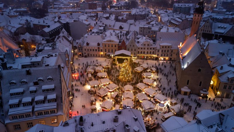 Tallinn, Estonia — Raekoja Plats (Town Hall Square)