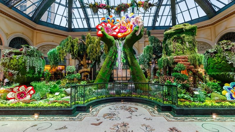 Wander the Bellagio Conservatory & Botanical Gardens