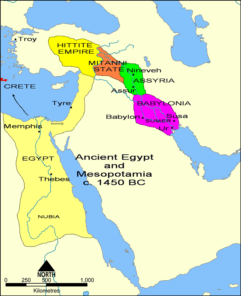 Contemporaneous with Ancient Middle Eastern Civilizations