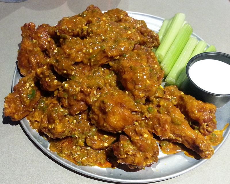 Wall of Flame Wing Challenge (Pluckers Wing Bar)