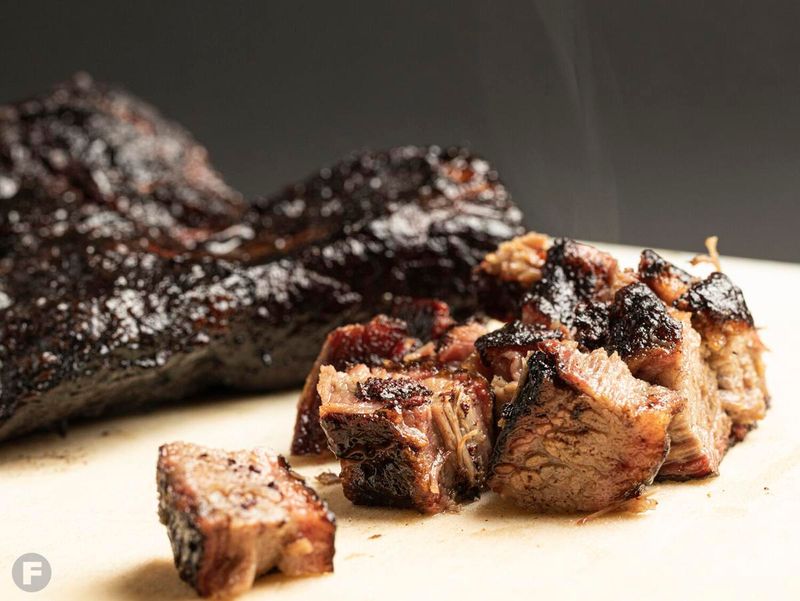 Burnt ends at Arthur Bryant's Barbeque (Kansas City, MO)